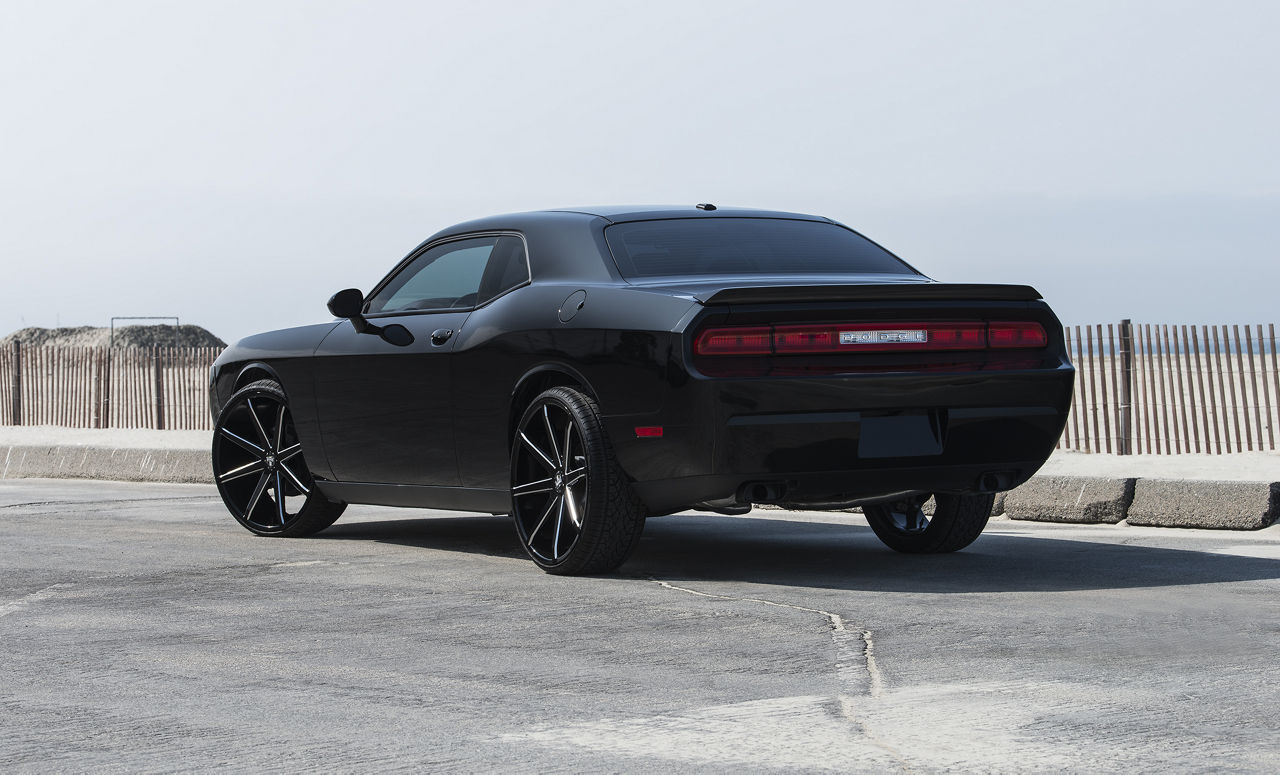 2012 Dodge Challenger - DUB PUSH - Black | Wheel Pros